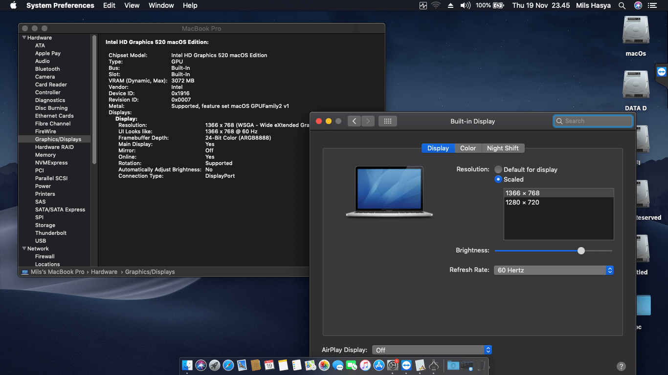 Asus X441UA WX095T [SkyLake   Intel HD 520 + I2C]   OpenCore 7